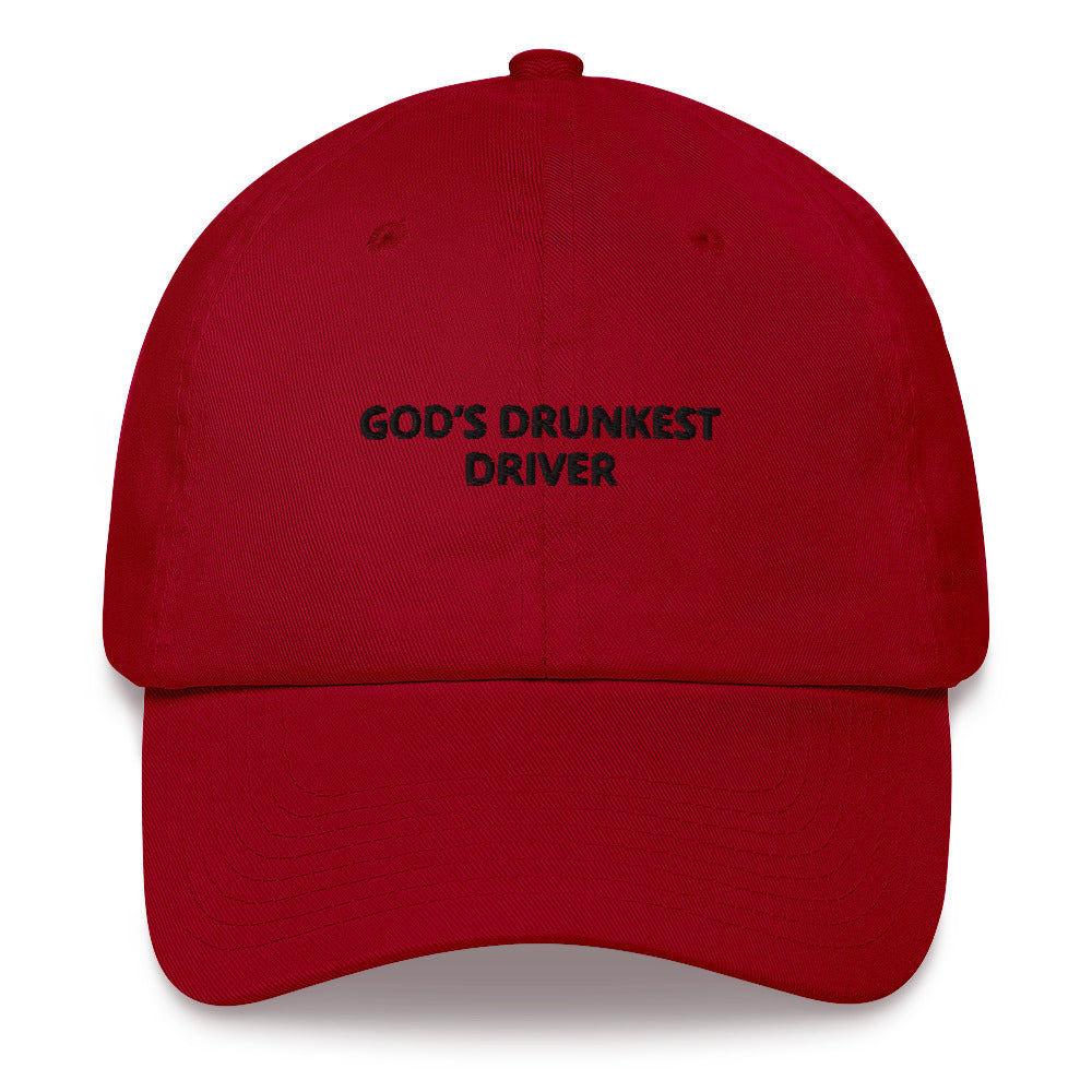 "God’s Drunkest Driver” Dad Hat