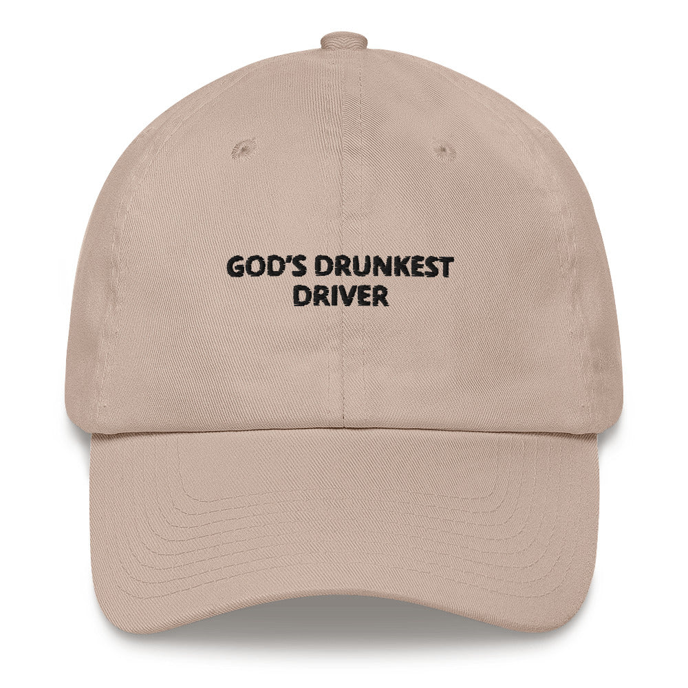 "God’s Drunkest Driver” Dad Hat