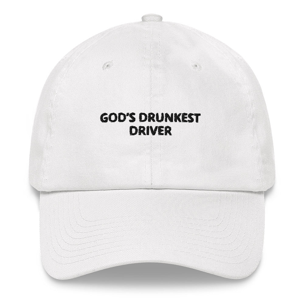 "God’s Drunkest Driver” Dad Hat