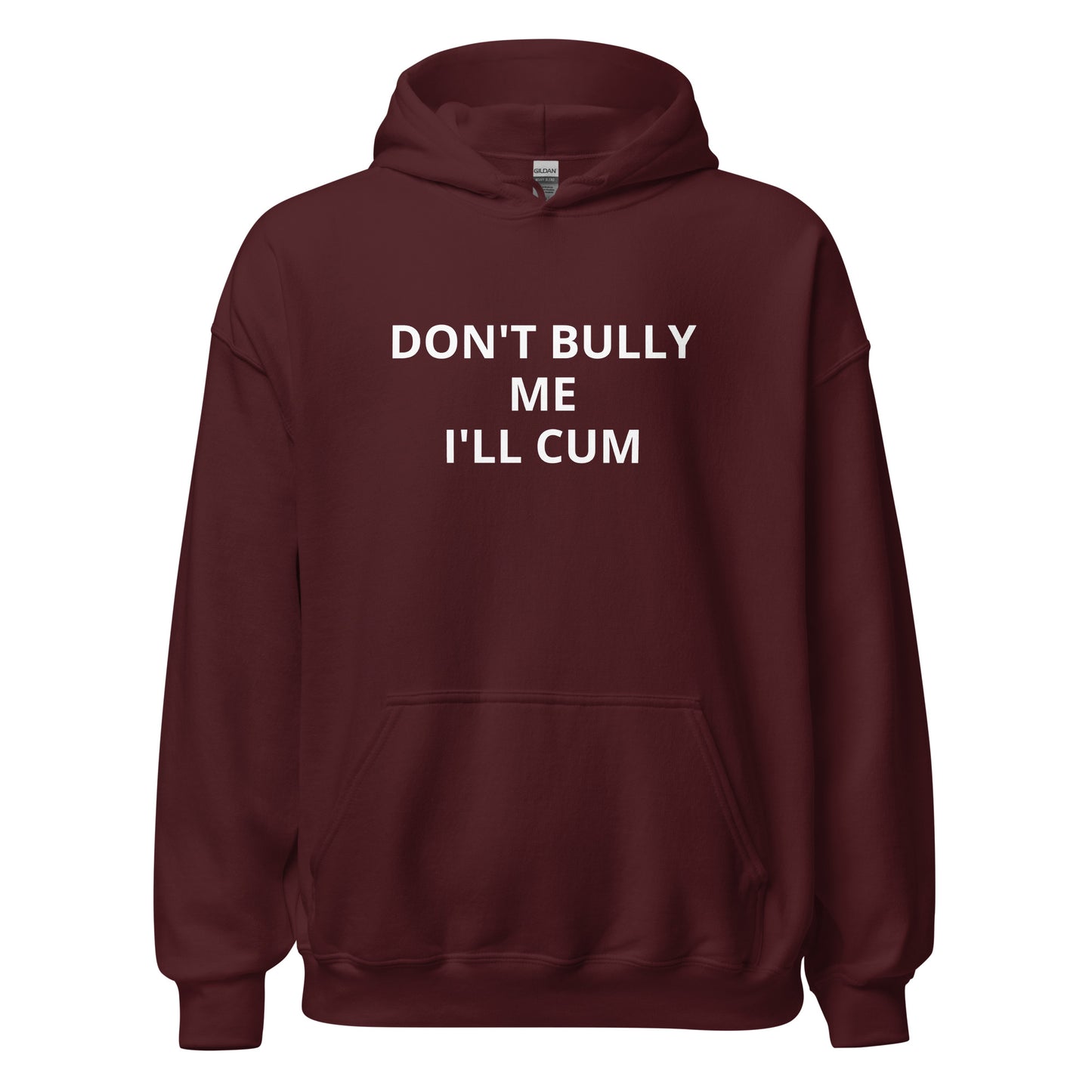 "Don't Bully Me I'll Cum" Hoodie